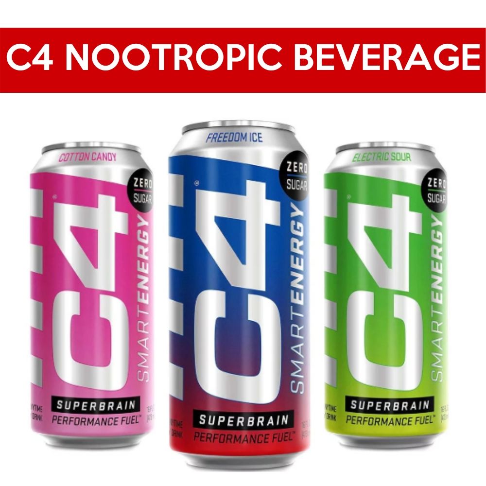 All New C4 SuperBrain Nootropic Beverage