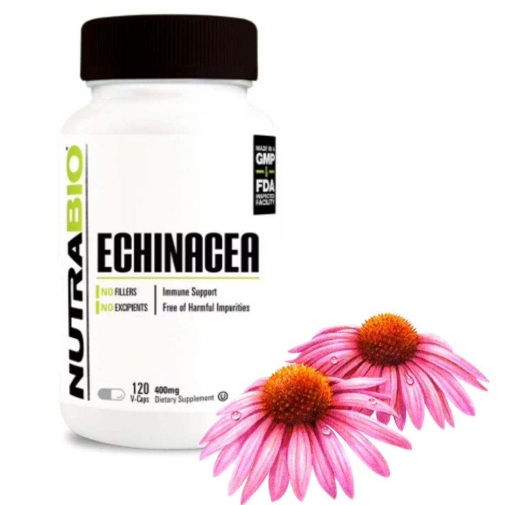 New NutraBio Echinacea Immune Support Formula