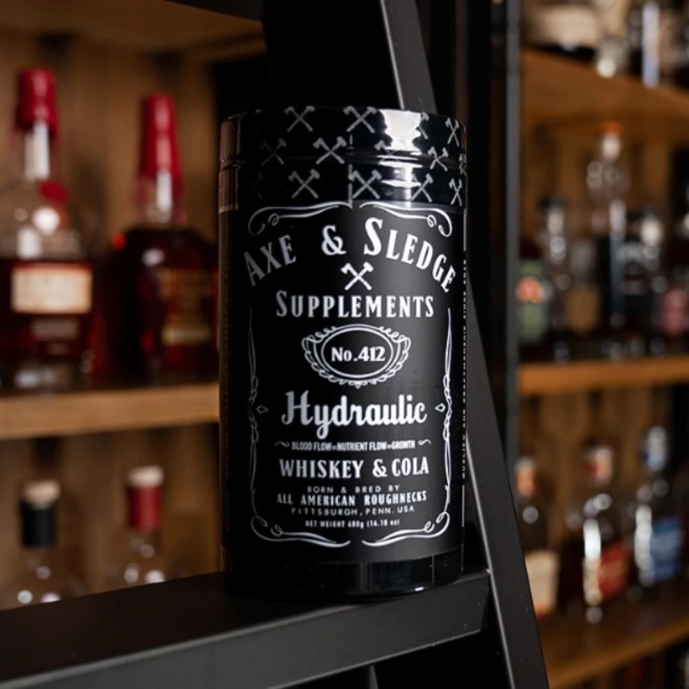 Axe & Sledge's Unique Whiskey & Cola Flavor Coming to "Hydraulic" Pump Supplement