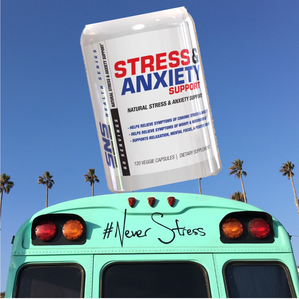 Natural Stress & Anxiety Support from Serious Nutrition Solutions (SNS)
