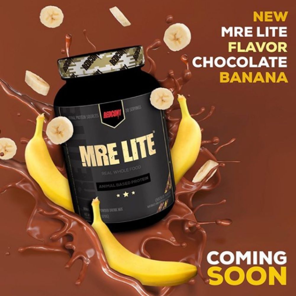 Chocolate Banana Flavor Coming to Redcon1 MRE Lite