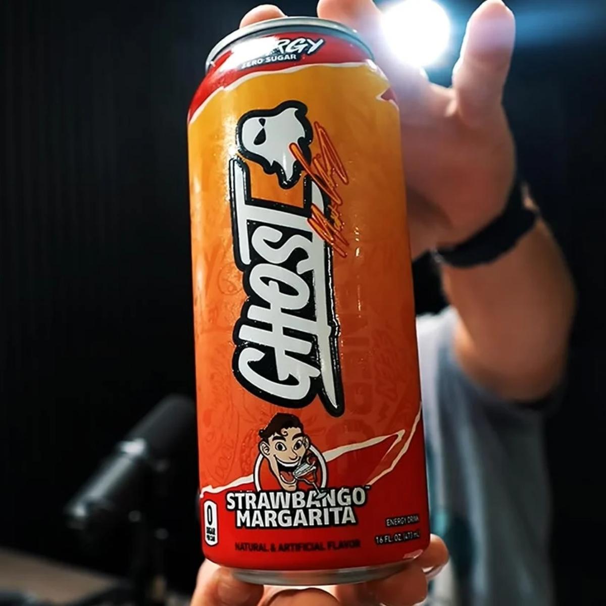 Ghost Energy Drink's NEWEST Flavor: Strawbango Margarita