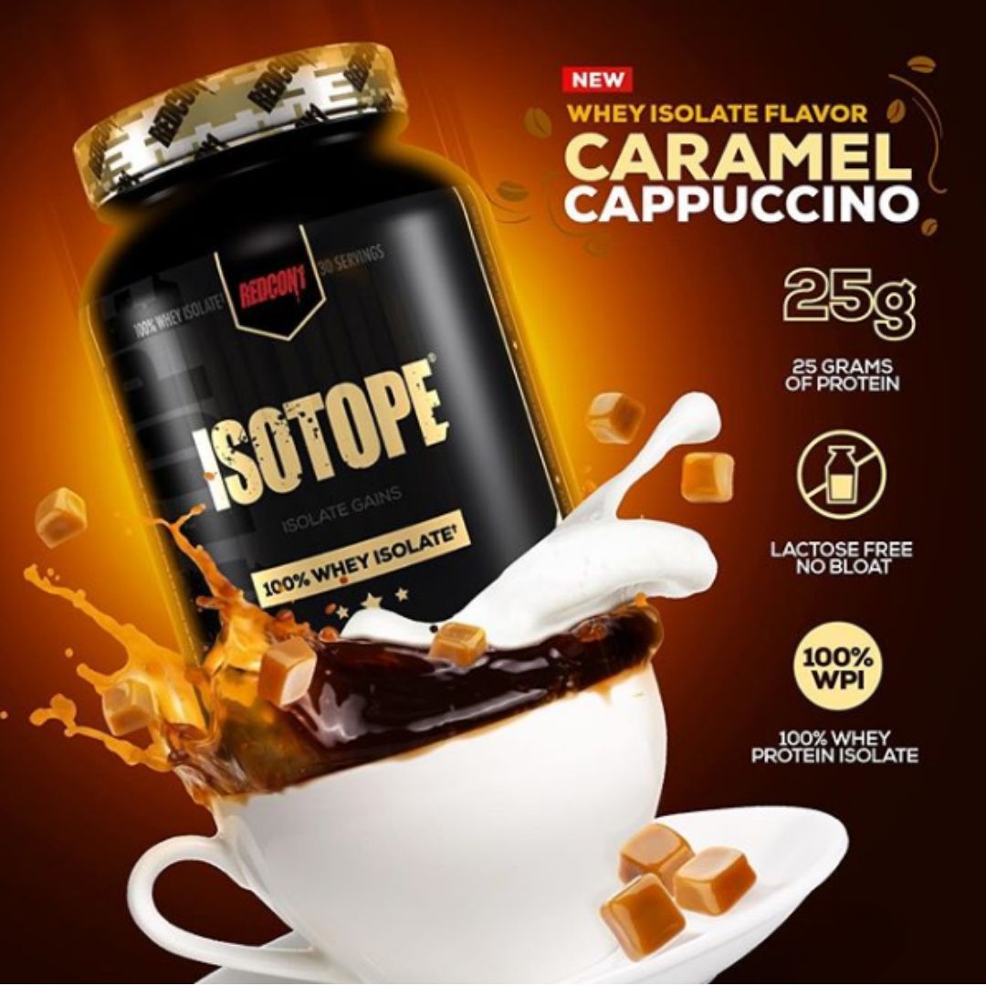 New Caramel Cappuccino Flavored Redcon1 Isotope Protein