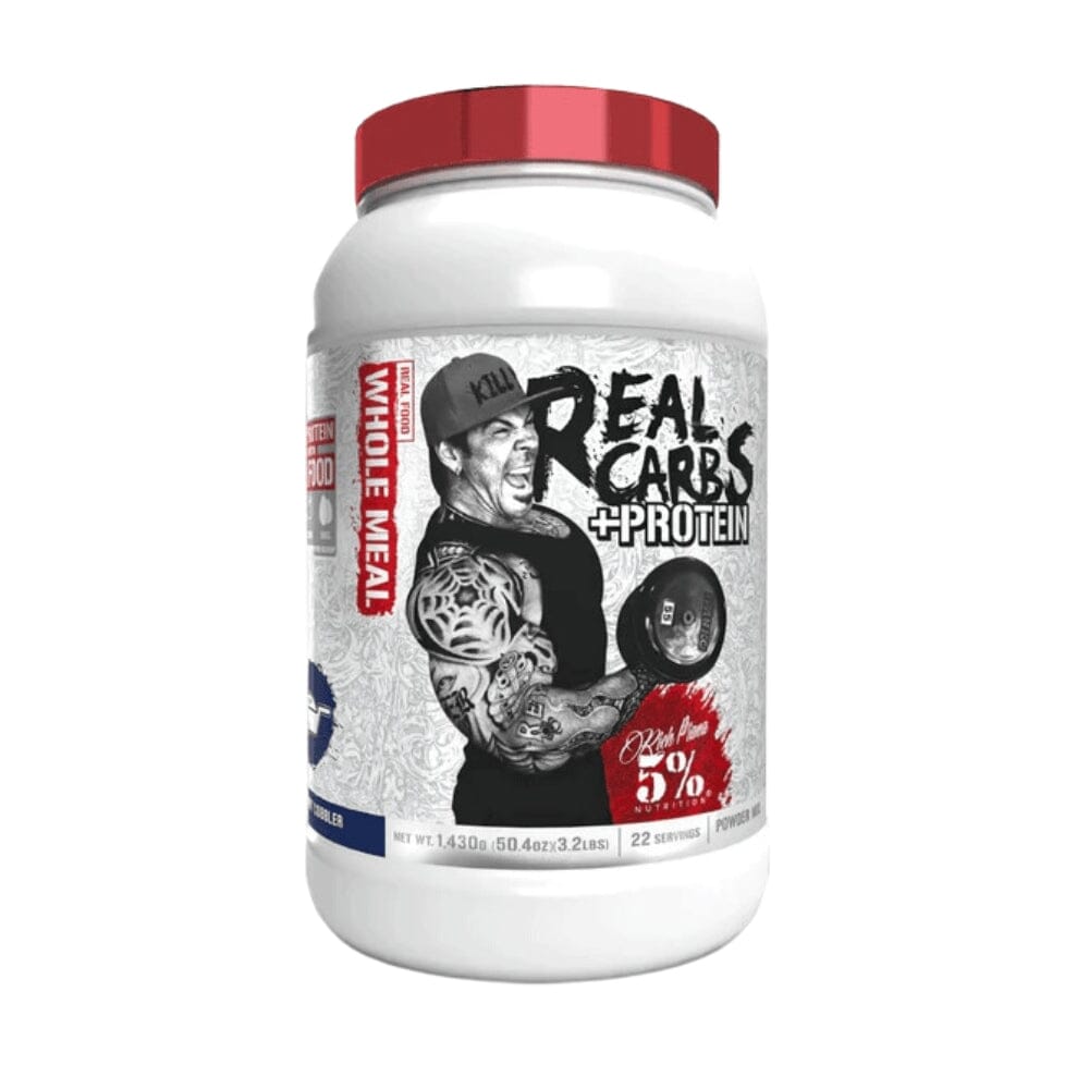5% Real Carbs + Protein 22 Servings Protein Powders 5% Nutrition Blueberry Cobbler