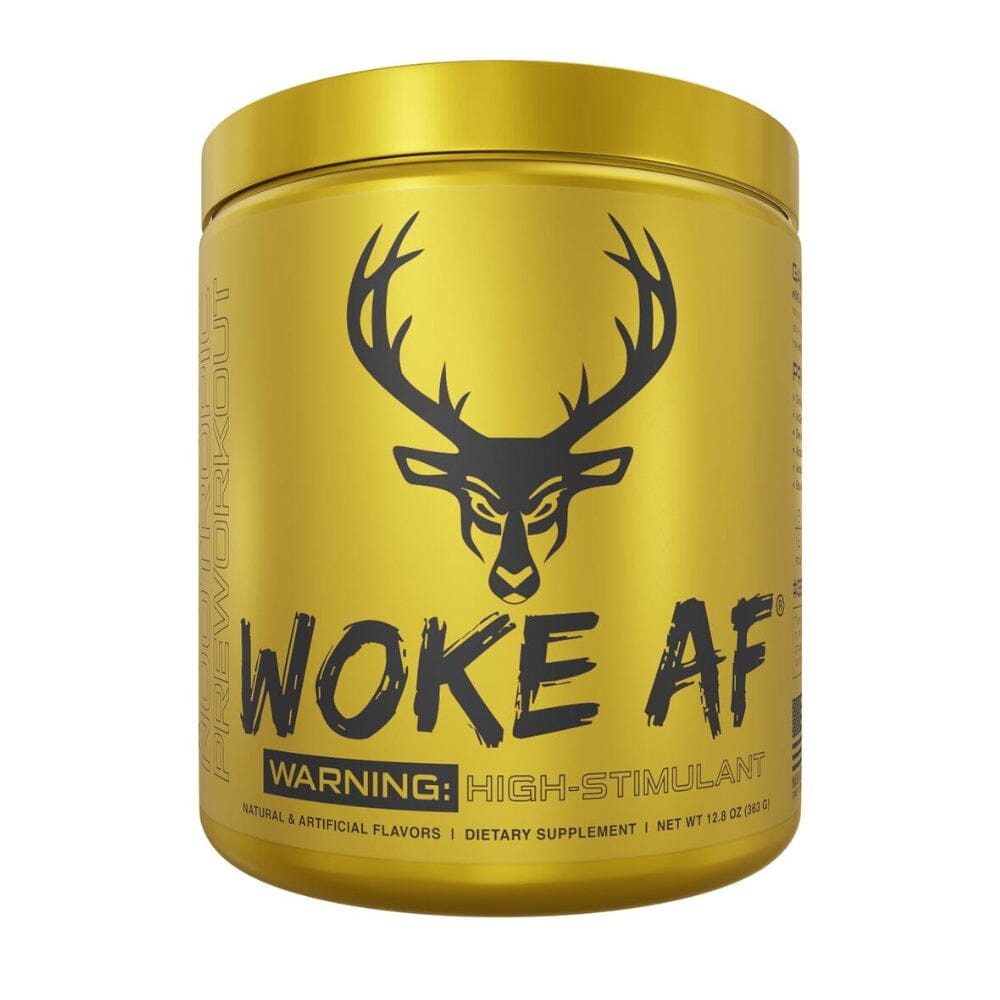 Bucked Up Woke AF 30 Servings Sports Performance Recovery Bucked Up Gold