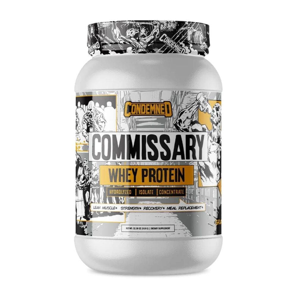 Condemned Labz Commissary Whey Protein 2lb Protein Powders Condemned Labratoriez Cinnamon Graham Cracker