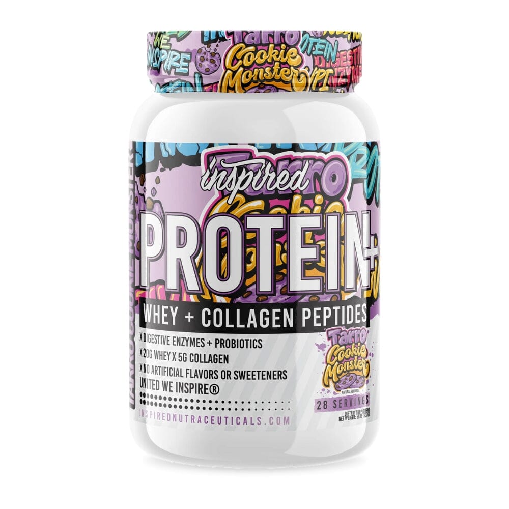 Inspired Nutraceuticals Protein+ Collagen & Probiotics Protein Powders Inspired Nutraceuticals Tarro Cookie Monster