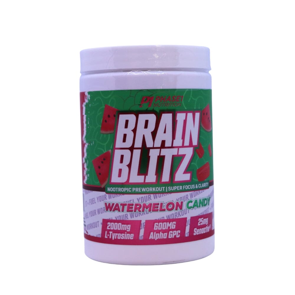 Phase One Nutrition Brain Blitz 25 Servings Pre-Workouts Phase One Nutrition Watermelon Candy