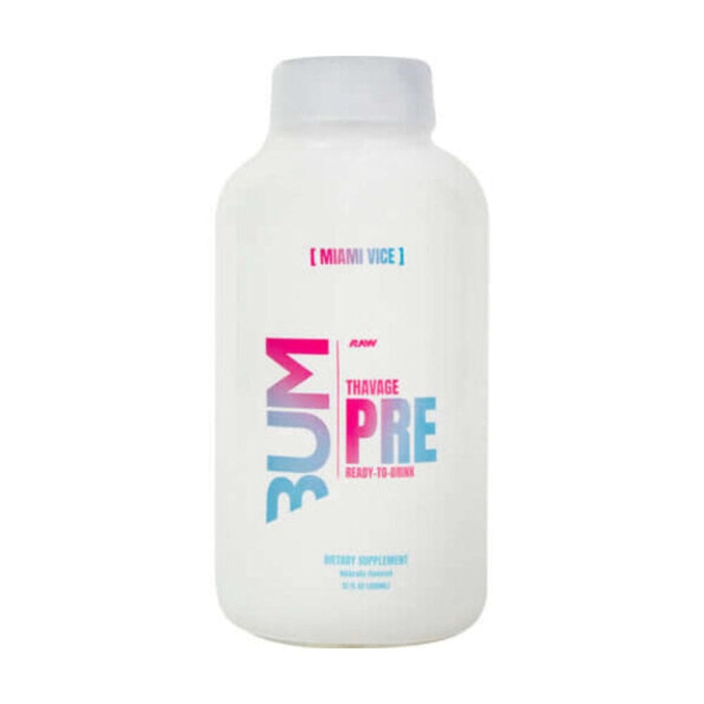 Raw CBUM Thavage RTD 12/case Drinks Raw Miami Vice