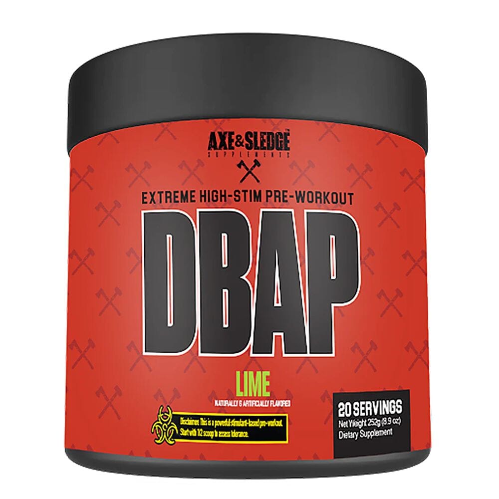 Axe & Sledge DBAP 20 Servings Pre-Workouts AXE & SLEDGE Lime