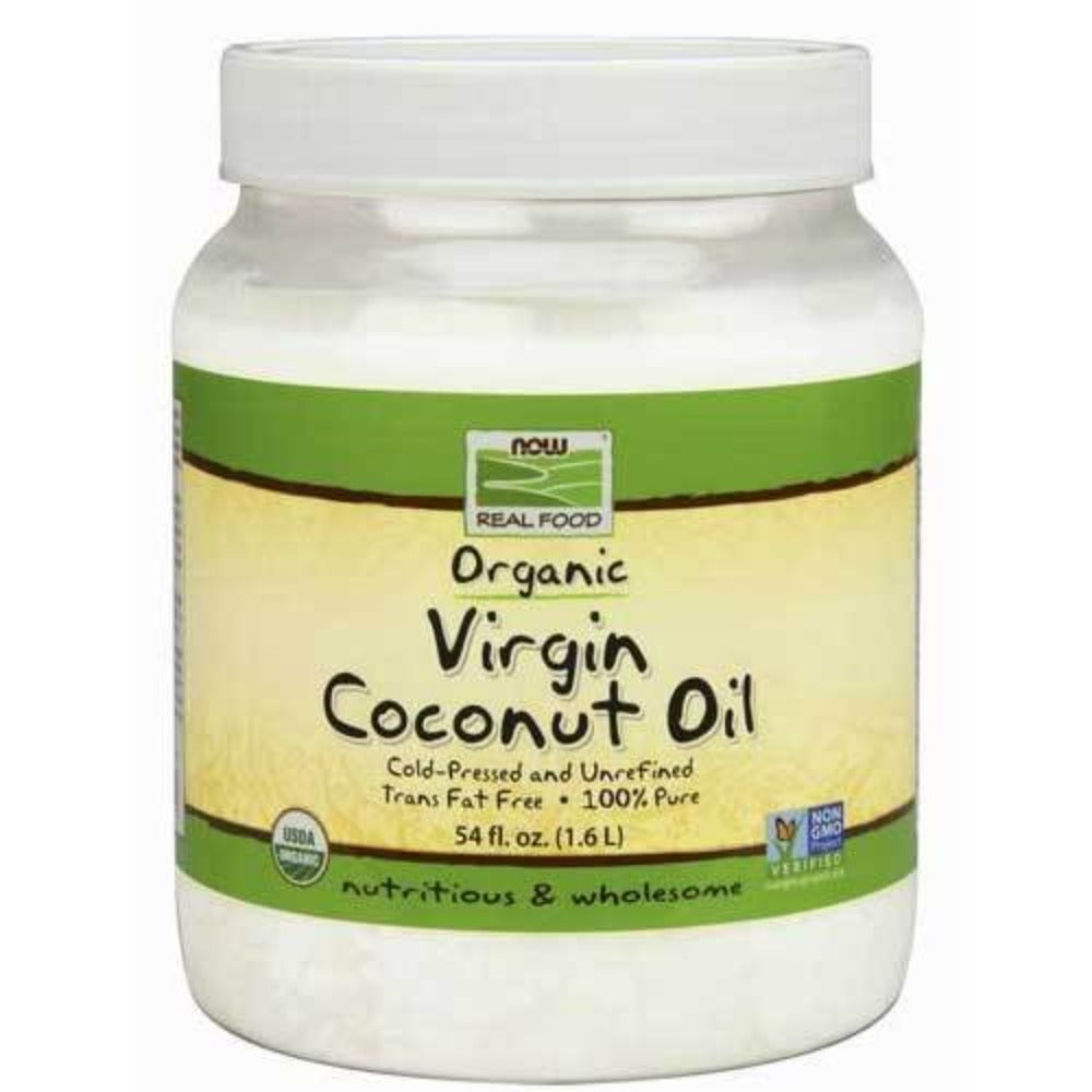 Now Foods Organic Coconut Oil Virgin 54 Oz Foods & Snacks Now Foods (1059132604459)