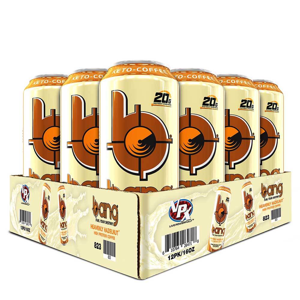 VPX Bang Keto Coffee 12/Case Drinks VPX Heavenly Hazelnut (1838154907691)