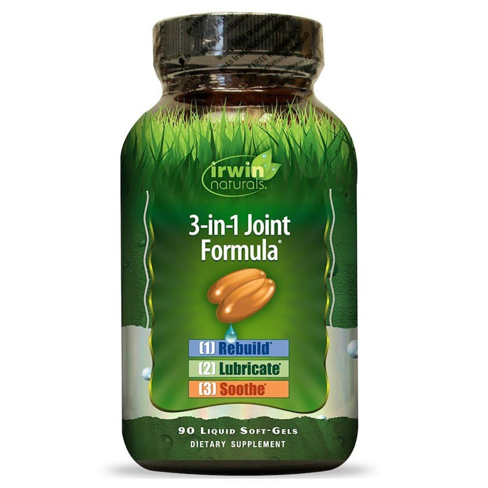 Irwin Naturals 3-in-1 Joint Formula 90 Liquid Soft Gels Joint Aids Irwin Naturals (1058011643947)