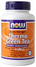 Now Foods Thermo Green Tea 90 Vege Caps Diet/Energy Now Foods (1059008151595)