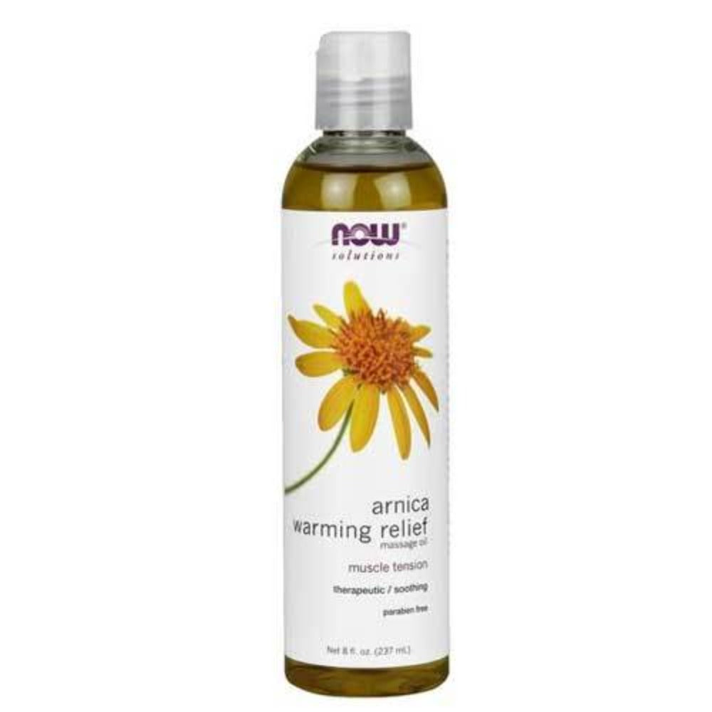 Now Foods Arnica Warming Relief Massage Oil 8 Oz Personal Care Now Foods (1059115991083)
