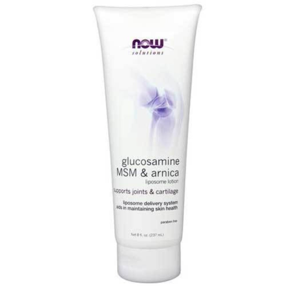 Now Foods Glucosamine/MSM/Arnica Lotion 8 Oz Personal Care Now Foods (1059165536299)