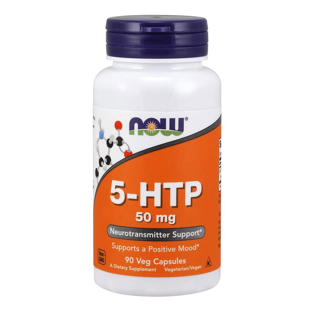 Now Foods 5-HTP 50mg 90 Caps Other Supplements Now Foods (1058811772971)