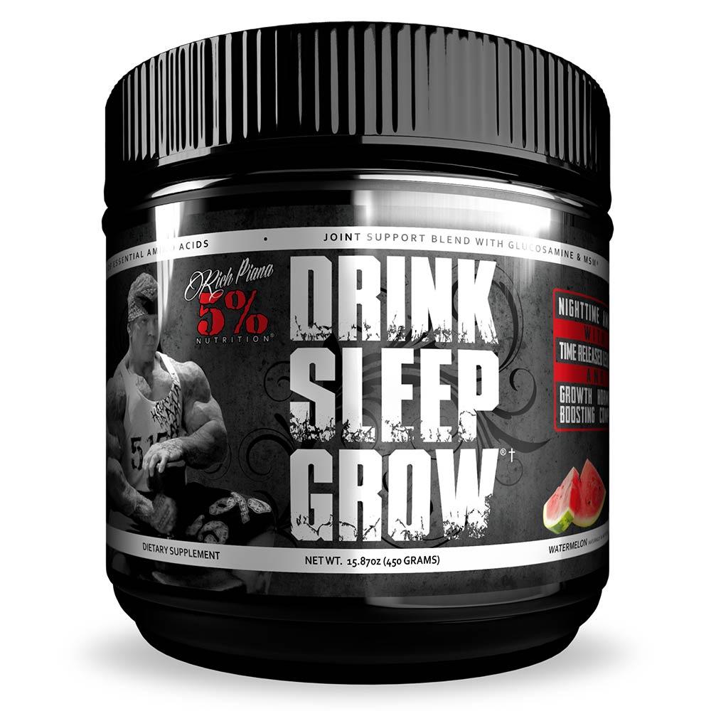 5% Drink Sleep Grow 30 Servings | Amino Acids Sports Performance Recovery 5% Nutrition Watermelon (1747034800171)
