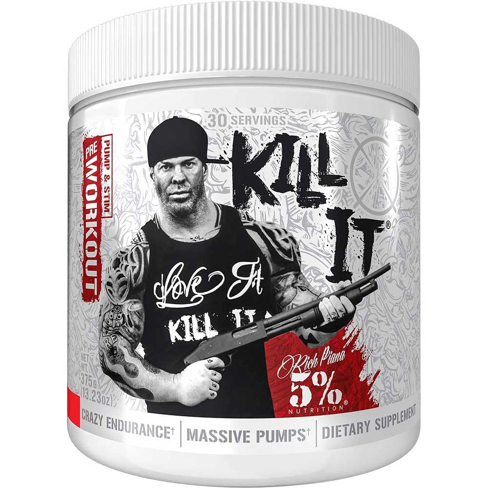 5% Nutrition Kill It 30 Servings Pre-workout 5% Nutrition Fruit Punch (1059238215723)