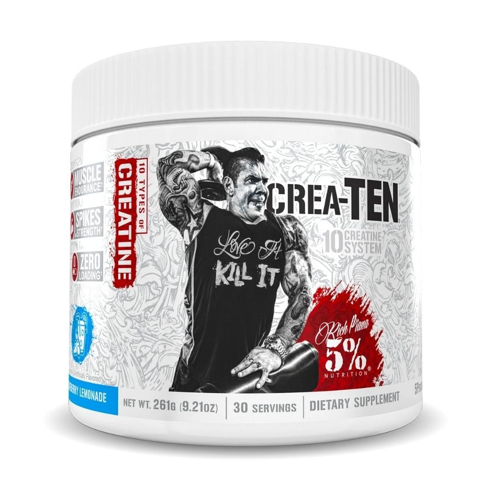 5% Nutrition Crea-Ten 30 Servings 5% Nutrition Blueberry Lemonade