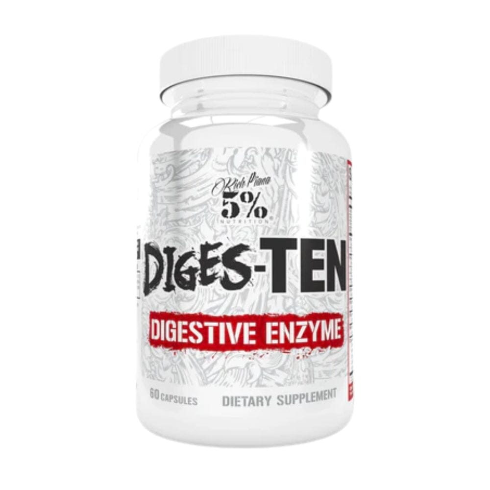 5% Nutrition Diges-Ten 60 Capsules Digestive Health 5% Nutrition