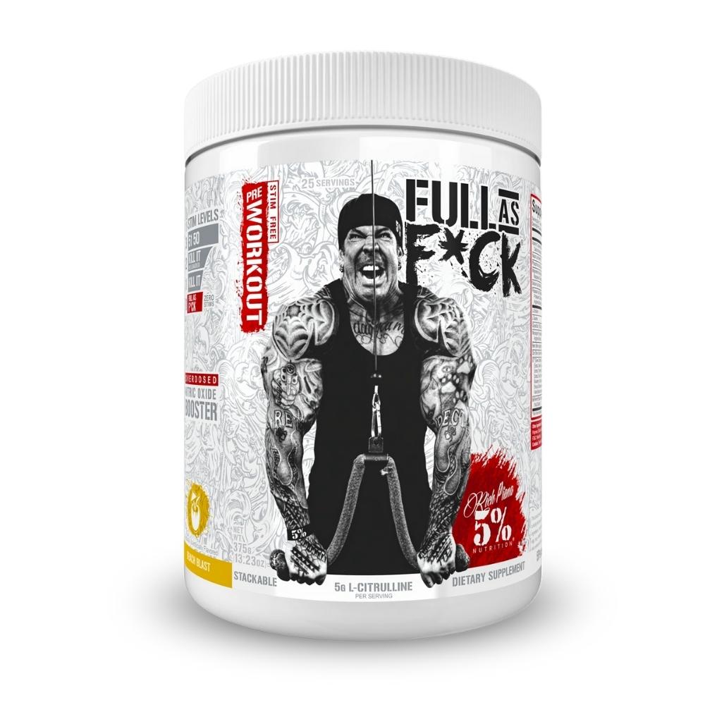 5% Nutrition Full As F*ck 25 Servings Pre-workout 5% Nutrition Beach Blast