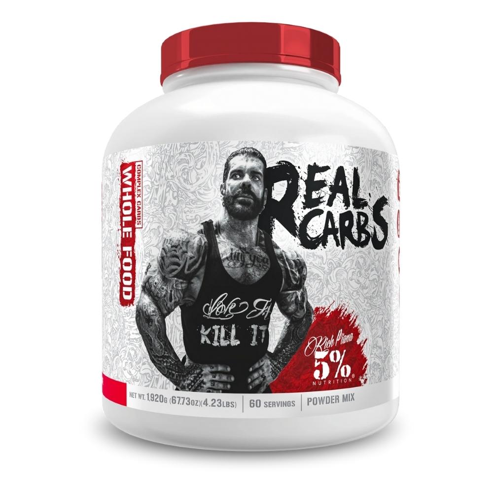 5% Nutrition Real Carbs 60 Servings Protein 5% Nutrition Strawberry Shortcake