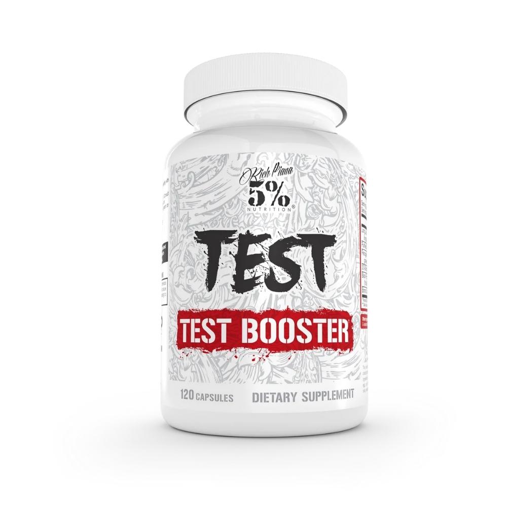 5% Nutrition Test Booster 120 Capsules Specialty Health Products 5% Nutrition