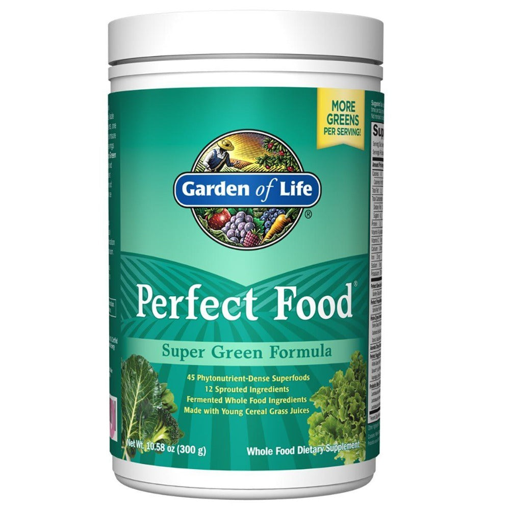Garden of Life Perfect Food Super Green Formula 300 grams Greens / Super Foods Garden of Life (1057972977707)