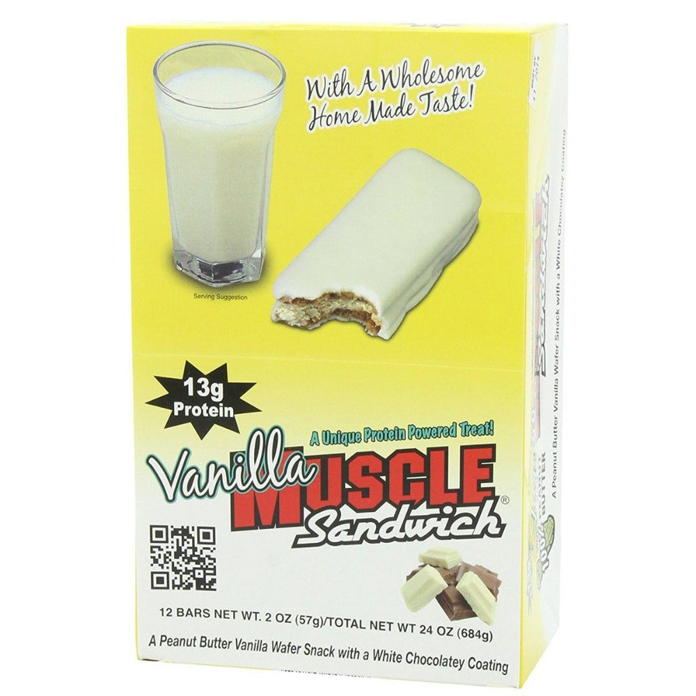 Muscle Foods Muscle Sandwich Bar 12/Box Protein Muscle Foods (1058950217771)