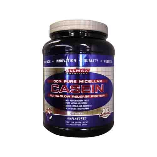 Allmax Nutrition 100% Micellar Casein Unflavored 1 Lb Protein Allmax Nutrition (1058652389419)