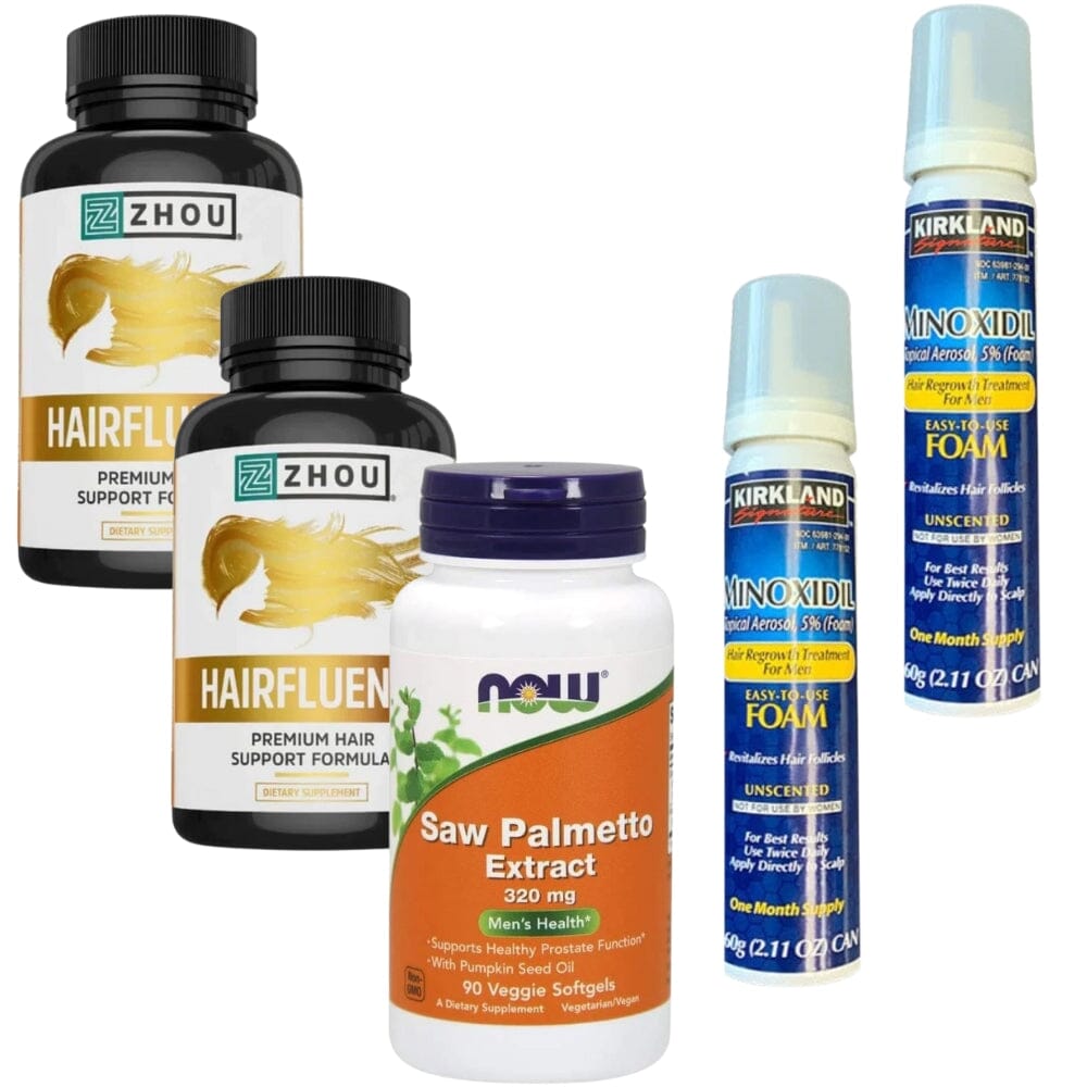 8 Week Oral/Topical Hair Loss Protection Stack Kirkland