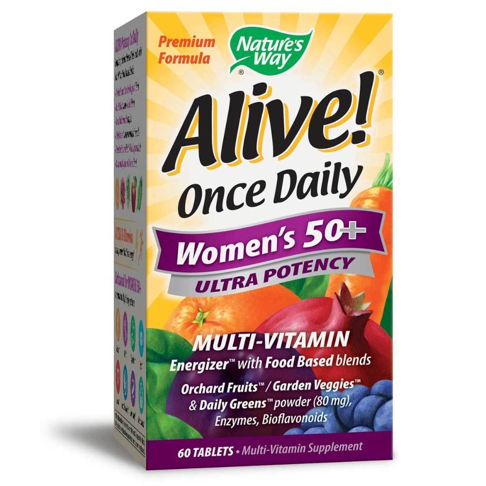 Nature's Way Alive! Once Daily Women's 50+ 60 Tabs Vitamins Nature's Way (1058642722859)