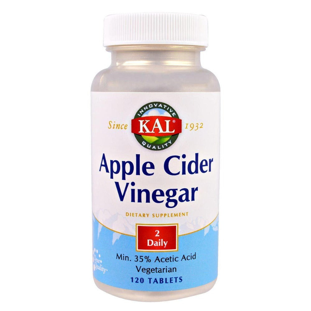 Kal Apple Cider Vinegar 120 Tabs Other Supplements Kal (1057942929451)