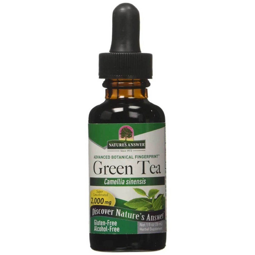 Nature's Answer Alcohol Free Liquid Green Tea Extract 1 oz Teas Nature's Answer (1057908195371)