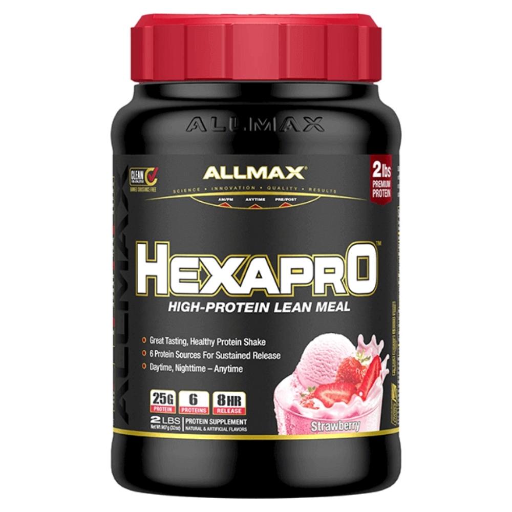Allmax Nutrition HexaPro 2Lbs Protein Allmax Nutrition Strawberry 2lb