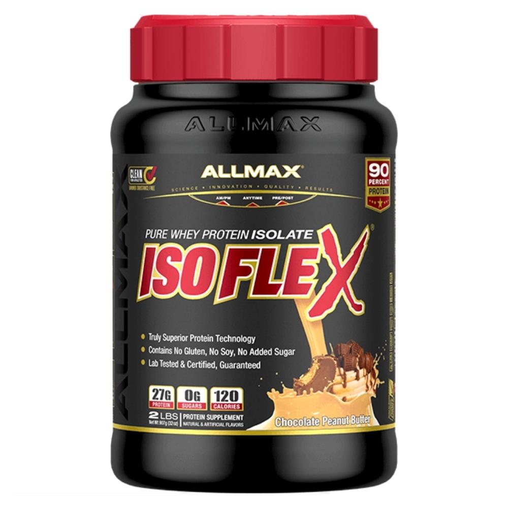 Allmax Nutrition IsoFlex 2 Lbs Protein Allmax Nutrition Peanut Butter Chocolate