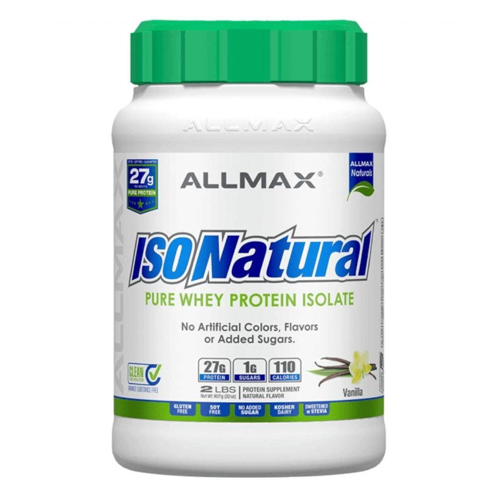 Allmax Nutrition IsoNatural Whey Protein 2 Lbs Protein Allmax Nutrition Vanilla