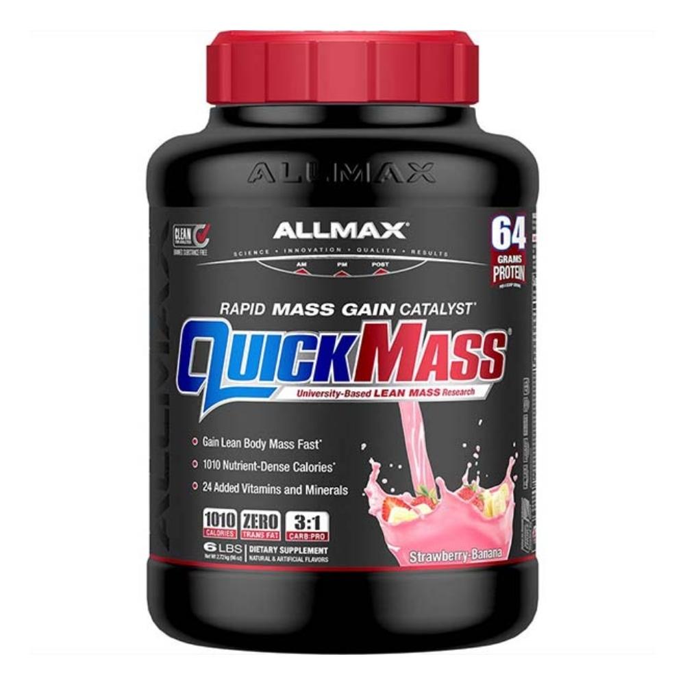 Allmax Nutrition QuickMass Loaded 6 Lbs Protein Allmax Nutrition Strawberry Banana