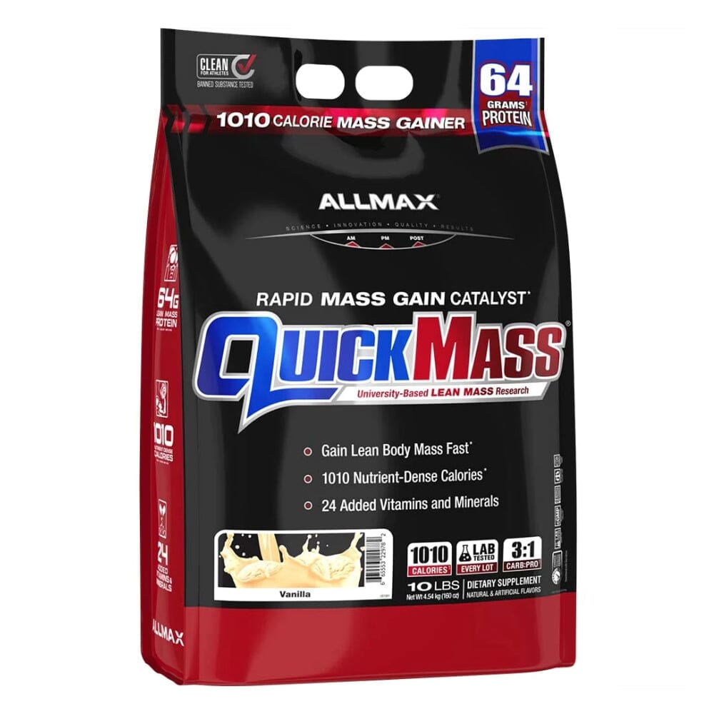 Allmax Nutrition QuickMass 10lbs Meal Replacement Powders Allmax Nutrition Vanilla