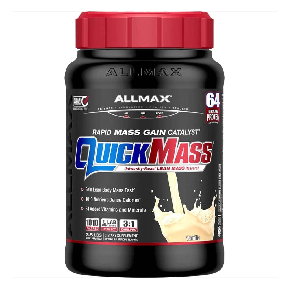 Allmax Nutrition QuickMass 3.5lbs Meal Replacement Powders Allmax Nutrition Vanilla
