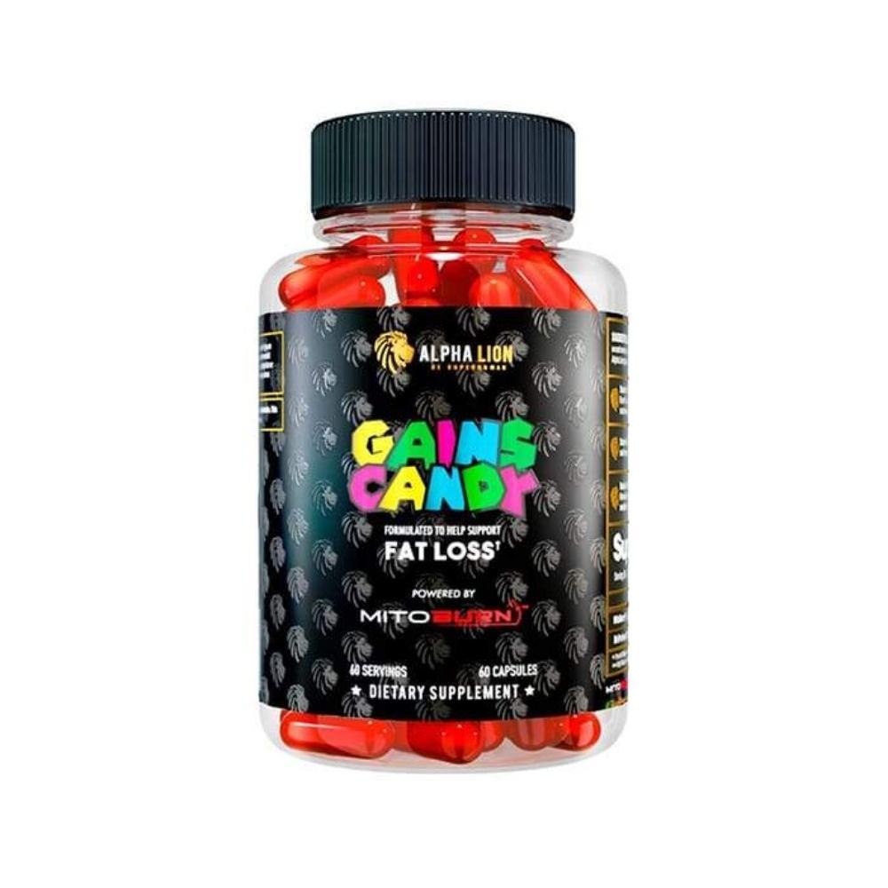 Alpha Lion Gains Candy Mitoburn 60 Servings Fat Burner Alpha Lion