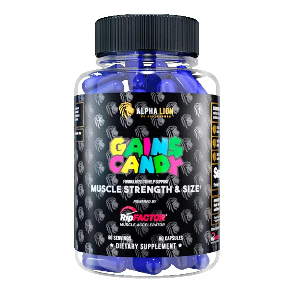 Alpha Lion Gains Candy Ripfactor 60 Count Sports Performance Recovery Alpha Lion