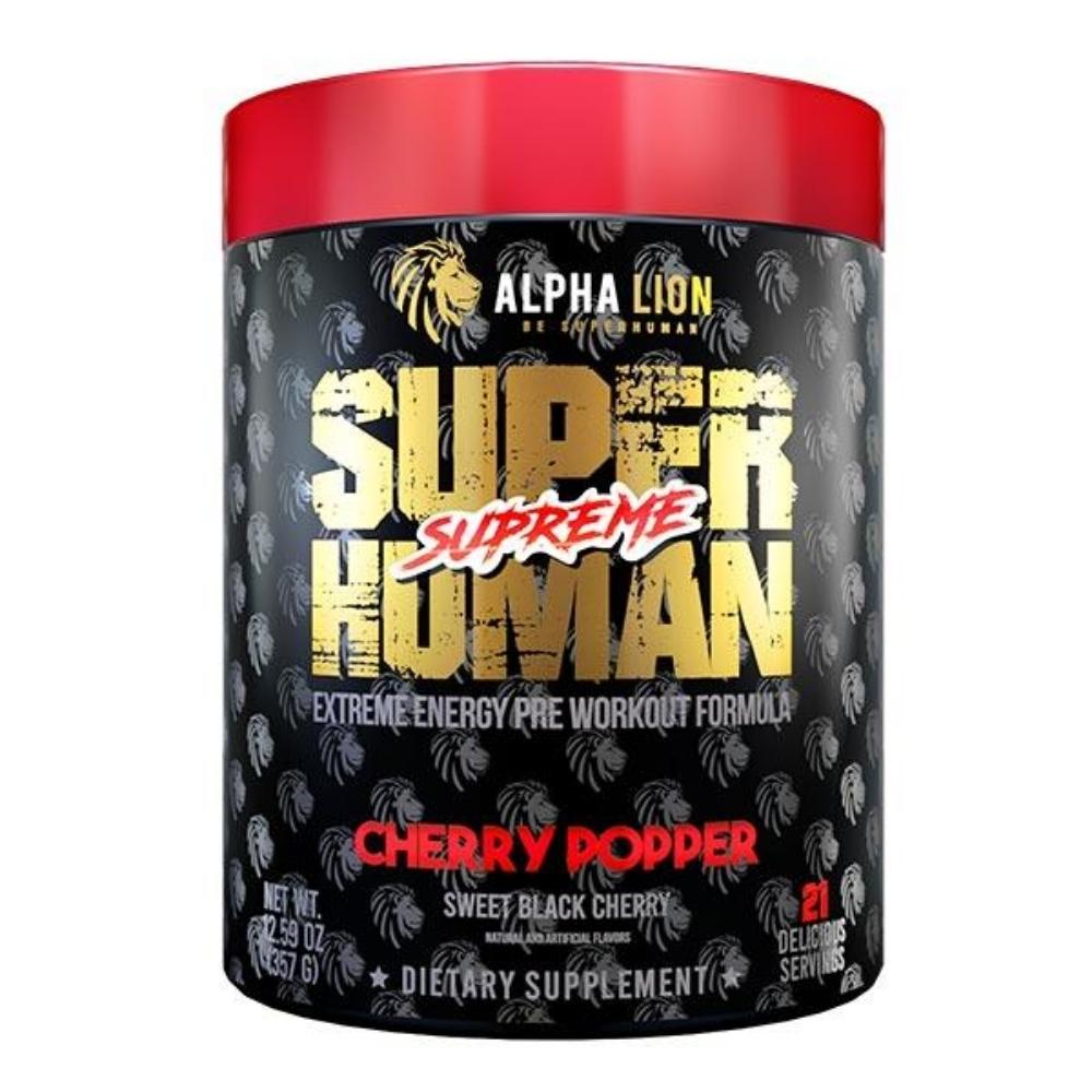 Alpha Lion Super Human Supreme 21 Servings Pre-Workouts Alpha Lion Cherry Popper