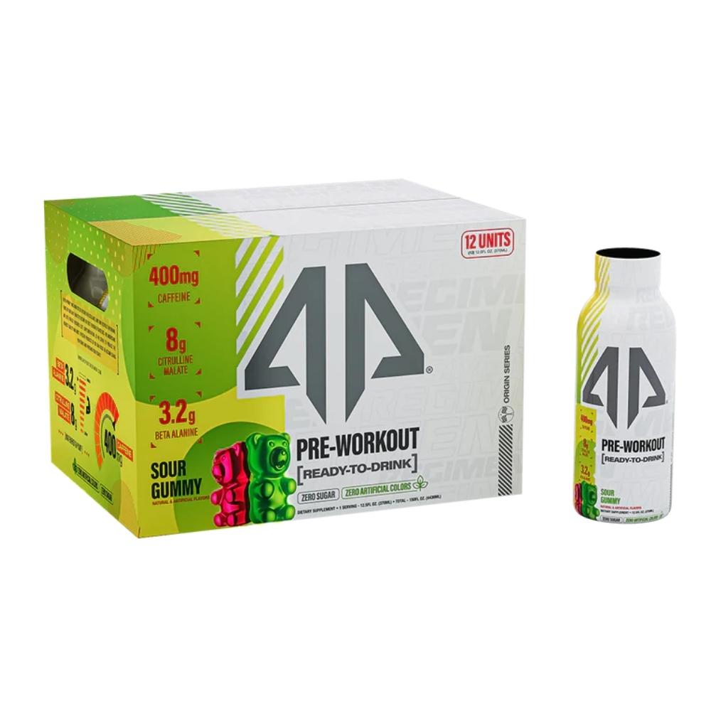 Alpha Prime Sports Regimen Pre Workout RTD 12/case Drinks AP Sports Regimen Sour Gummy