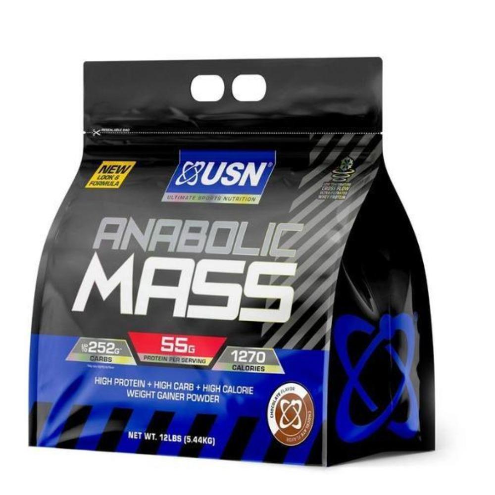 USN Anabolic Mass Gainer 12lb Protein Powders USN Chocolate