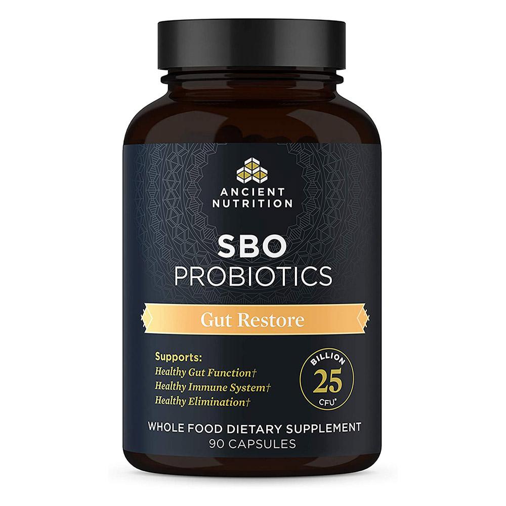 Ancient Nutrition SBO Probiotics Gut Restore 90c Digestive Health Ancient Nutrition (4514538160193)