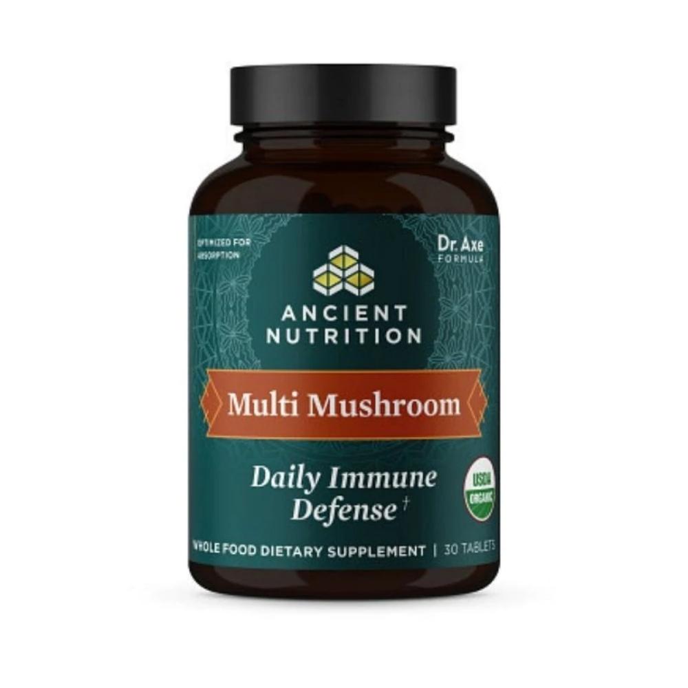 Ancient Nutrition Mushrooms Organic Immune 30 Count Herbs Ancient Nutrition