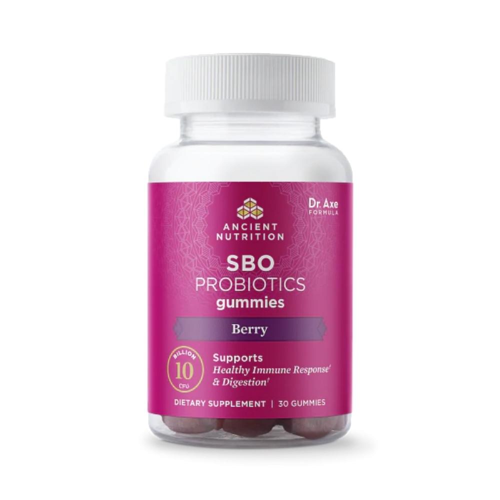 Ancient Nutrition SBO Probiotic Gummy 10b CFU 30 Count Digestive Health Ancient Nutrition