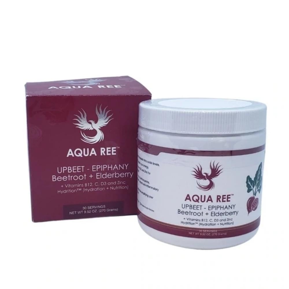 Aqua Ree Upbeet Epiphany Beetroot + Elderberry 30 Servings Herbs LiveRee